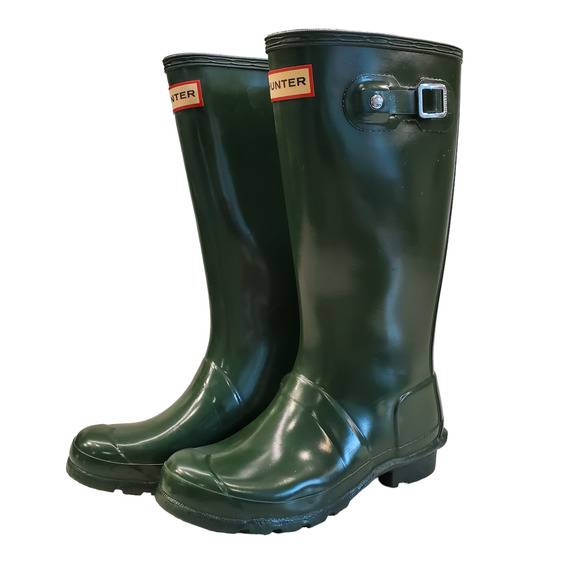 Hunter Shoes Hunter Boots Unisex Original Kids Gloss Rain Boot Tall